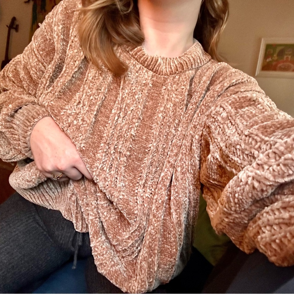 Oversized Chenille Sweater
